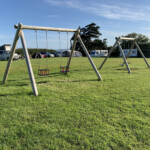 Swings in the playground