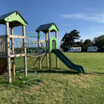 Climbing frame in the playground